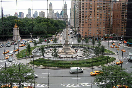 Columbus Circle as seen from the TimeWarner Center